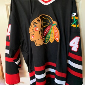 NHL Chicago Blackhawks Vintage #44 Dennis Bonvie Jersey