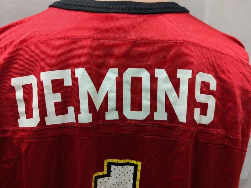 XFL Football San Francisco Demons Men's Jersey #1 Size 44 XL Champion  used