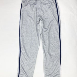 Rawlings Stock Baseball Game Pant Men's Sz 38 XL Gray Navy Piping 15-C