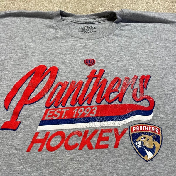 Vintage 1993 Florida Panthers Hockey NHL T-Shirt Size L