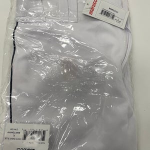 White Adult XL Marucci Game Pants With Black piping