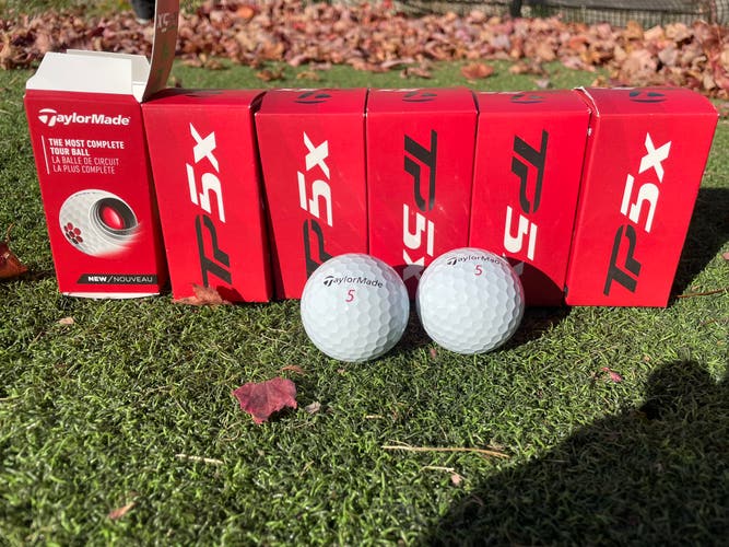 3 Dozen Brand New TaylorMade TP5X Golf Balls