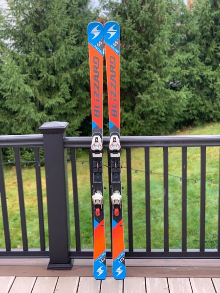 Blizzard GS FIS 170 Racing skis with Marker Xcell 12 Race Bindings