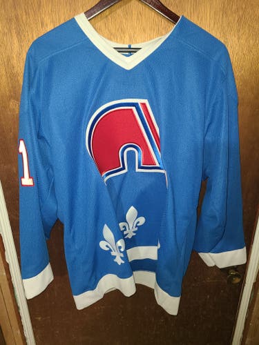 Quebec Nordiques Peter Forsberg Jersey