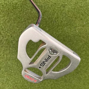 Ping IN Craz-E Black Dot Putter, 35", LH, Ping Steel Shaft - Great!