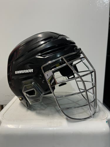 (L) Player's Warrior Alpha One Pro Helmet w/Fatboy 2.0 Box Cage
