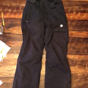 Black Unisex Size 12 Descente Ski Pants