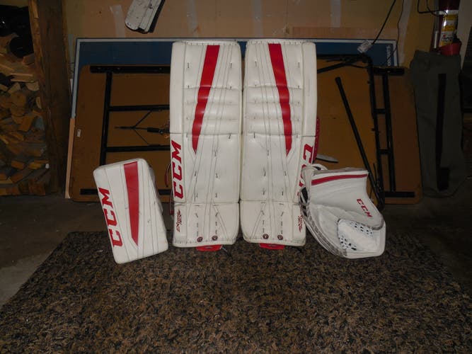 Used 34" CCM Regular Extreme Flex II  Pro Goalie Full Set Pro Stock