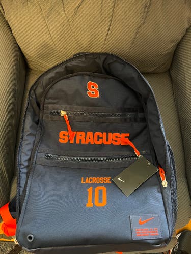 Syracuse Lacrosse Backpack Freshman Year
