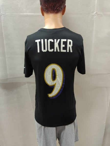 Baltimore Ravens Justin Tucker Nike Dri-Fit Shirt S Black NFL