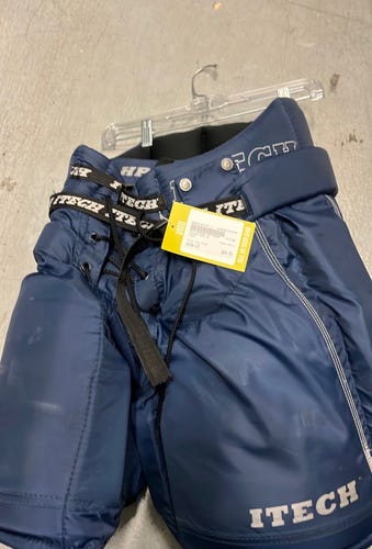 Itech Used Large Blue Junior Hockey Goalie Pants