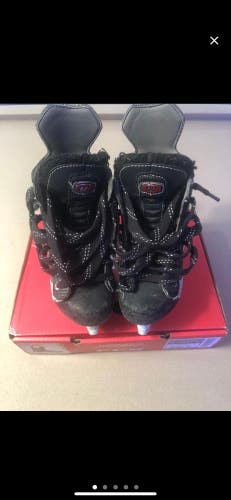 Used CCM Regular Width Size 13.5 U+ Crazy Light Hockey Skates
