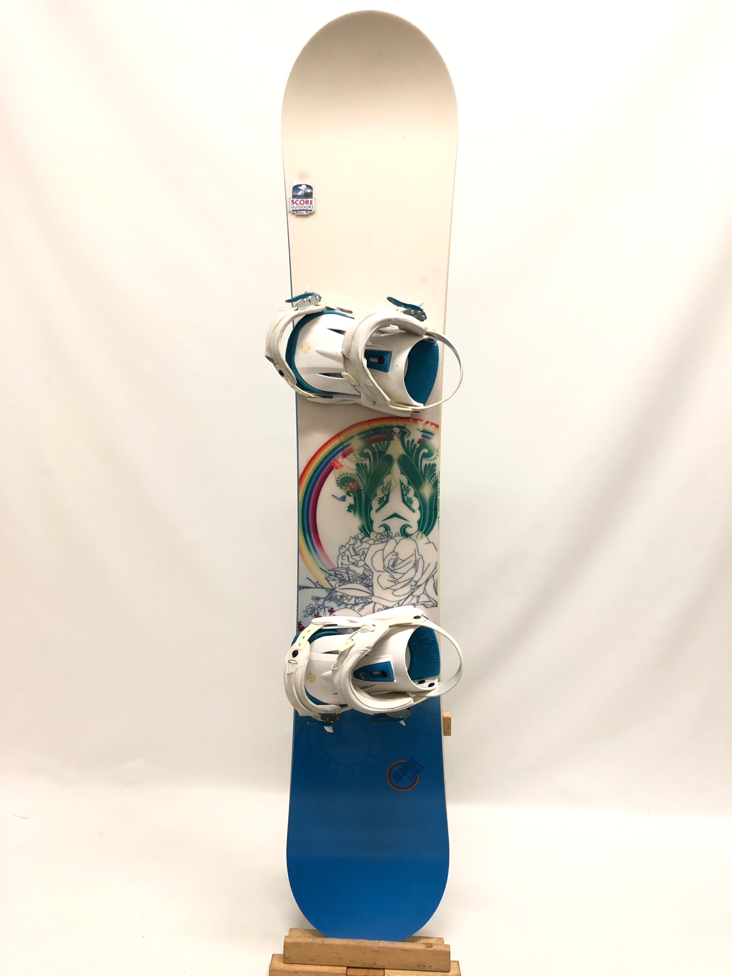 Atomic Tika 151 snowboard W Roxy Team Series Bindings SidelineSwap