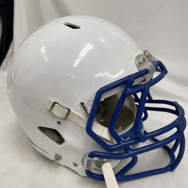 riddell matte white with black mask blank speed mini helmet