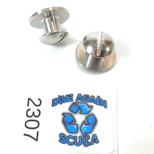 2x Scuba Dive BC BCD Backplate & Harness Book Screw Mounting Bolt Stainless Stee