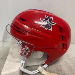 Warrior Alpha One PRO Hockey Helmet Pro Stock Medium Red Warrior Visor 3415