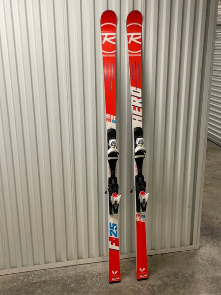Used Rossignol Hero FIS GS Racing Skis Max Din 15