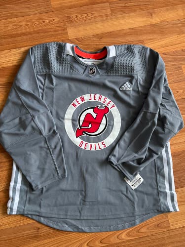 ADIDAS NEW JERSEY DEVILS PRO PRACTICE JERSEY SIZE 56
