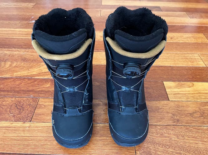 Women's Used K2 SAPERA Snowboard Boots Medium Flex All Mountain Size 6.5