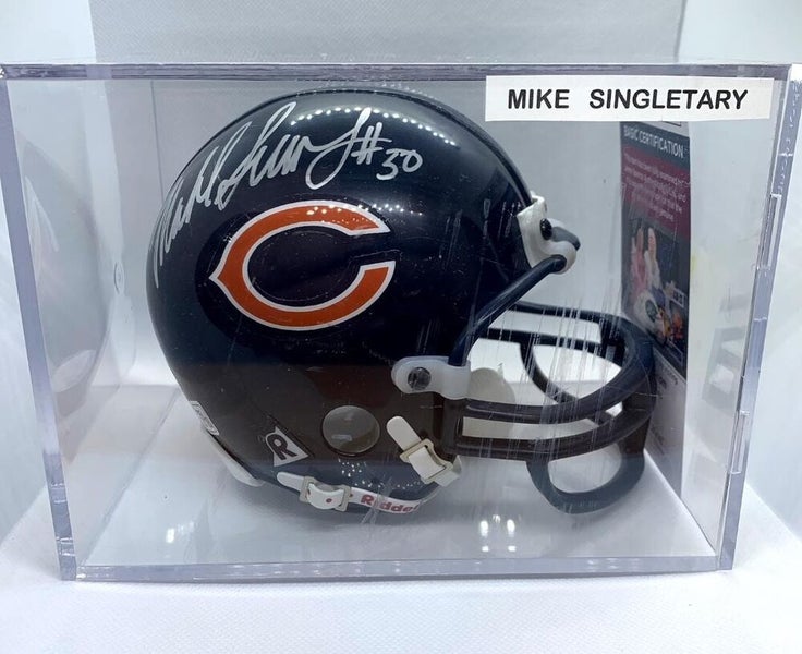 Mike Singletary Signed Autographed Chicago Bears Mini Helmet JSA