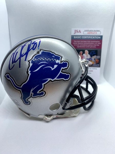 Calvin Johnson Signed Detroit Lions Throwback Authentic NFL Helmet