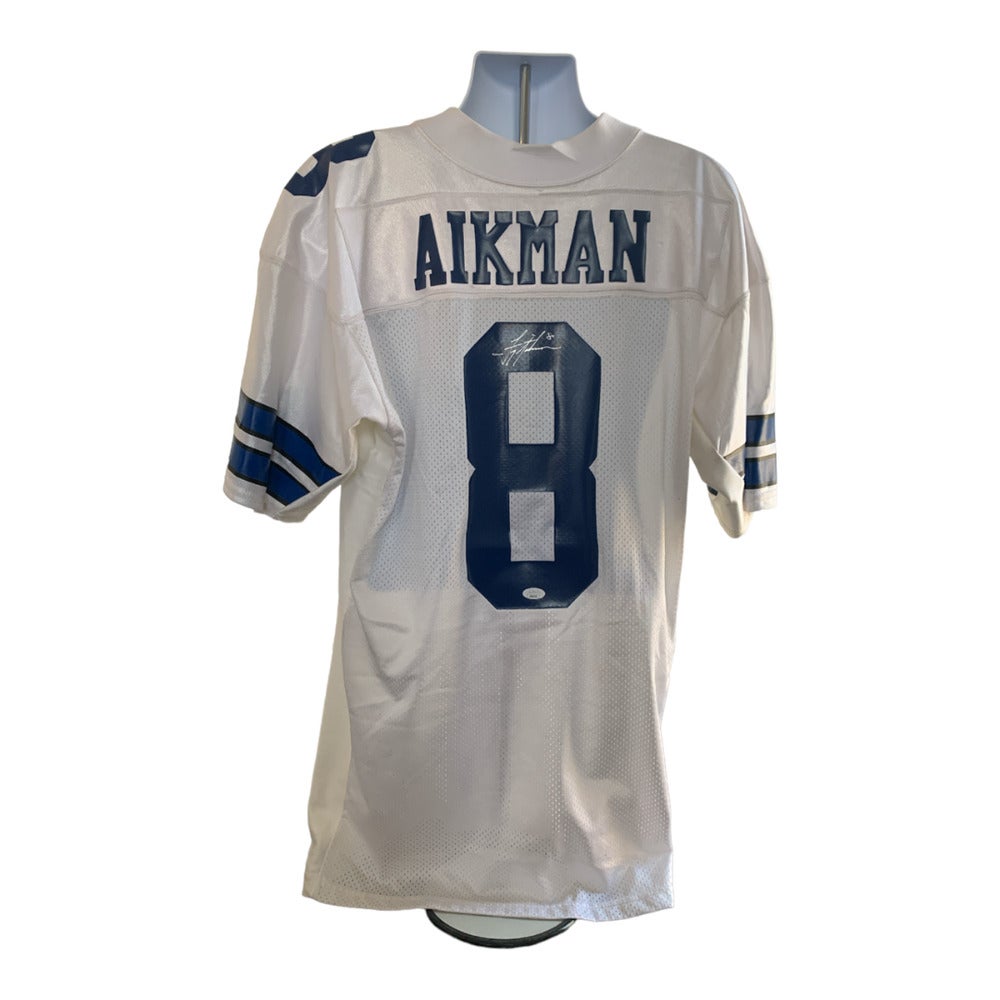 Reebok, Shirts, Vintage Reebok Troy Aikman Dallas Cowboys 5 Authentic  Stitched Jersey Blue