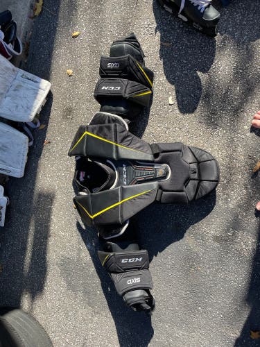 Used Large CCM Pro Stock Axis pro Goalie Chest Protector