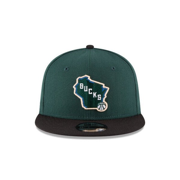 New Era 9Fifty Milwaukee Bucks City Series 2019 Snapback Hat Dark Cream -  Billion Creation