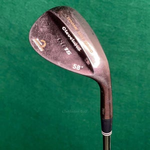 Cleveland CG15 Oil Quench 58° Lob Wedge Traction Steel Stiff