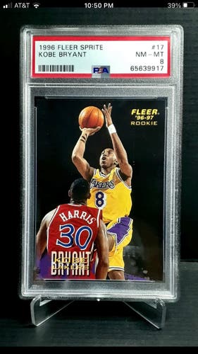 1996 Kobe Bryant Fleer Sprite Rookie Card