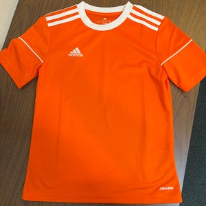 New Adidas Climalite Shirt (orange) -- youth medium