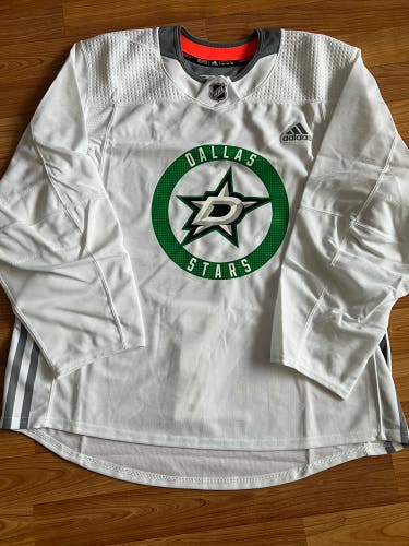 NWOT  Adidas Authentic Pro Dallas Stars Practice Jersey Men’s Size 54
