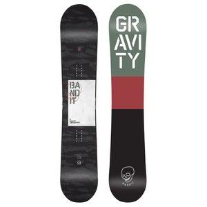 New Men's $350 Gravity "Bandit" Snowboard 162cm Wide Camber ride, Bindings Avail