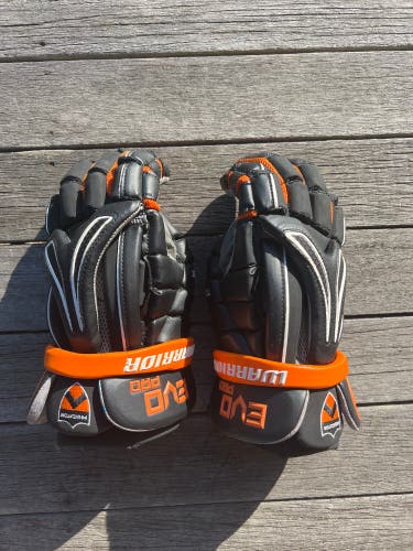 Princeton Team Issued Warrior Evo Pro Lacrosse Gloves