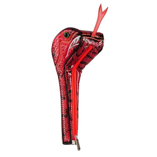 Snake Reptile Animal Golf Driver Headcover - Fits 460cc Driver! - Red Snake