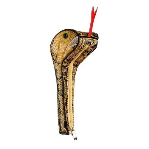 Snake Reptile Animal Golf Driver Headcover - Fits 460cc Driver! - Yellow Snake