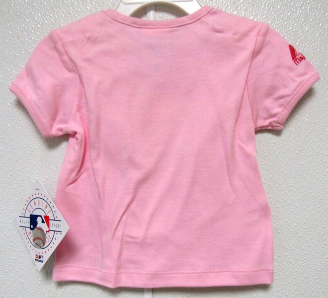 Majestic Philadelphia Phillies Girls Infant Pink Autograph T-Shirt