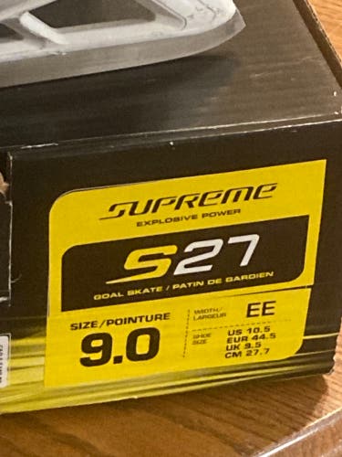 Bauer supreme s27 goalie skates