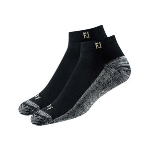 FootJoy ProDry Low Cut 2 Pack Black Mens Golf Socks
