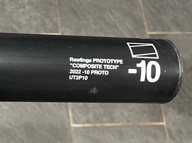 2020 Composite (-10) 21 oz 31" Quatro Pro Bat.   Matte Black Prototype