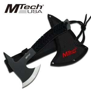 New 9" Mtech Full Tang Throwing Tomahawk Axe with Sheath