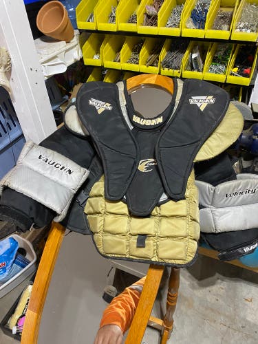 Used Large Vaughn 7000 Goalie Chest Protector