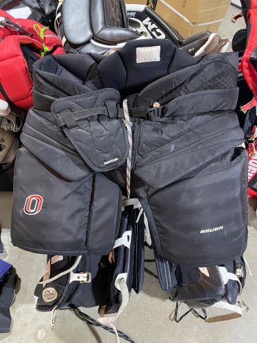 Used Large Bauer Pro Stock Supreme Pro Hockey Goalie Pants