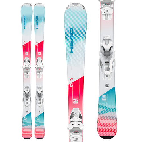 NEW Head Joy Easy Kids girl's Skis107cm + JRS 4.5 GW adjustable Bindings 2023