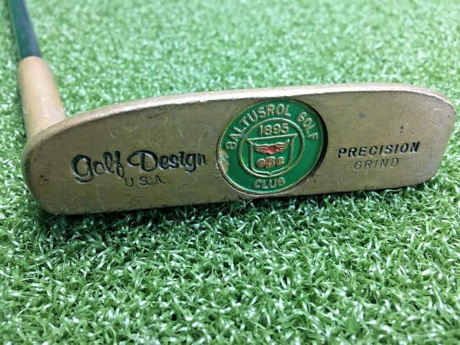 Golf Design Baltusrol Golf Club Precision Grind Putter  RH ~35" / NICE / mm5688