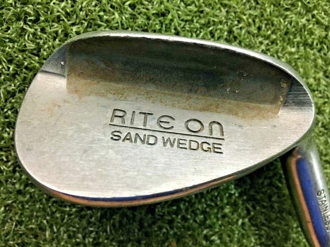 Rite On Sand Wedge / RH / ~34.5" Wedge-Flex Steel / Cool Vintage Club / mm7259