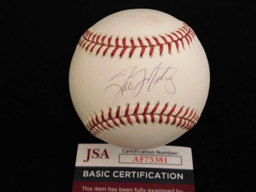 Tino Martinez Signed Baseball, Autographed Tino Martinez Baseball