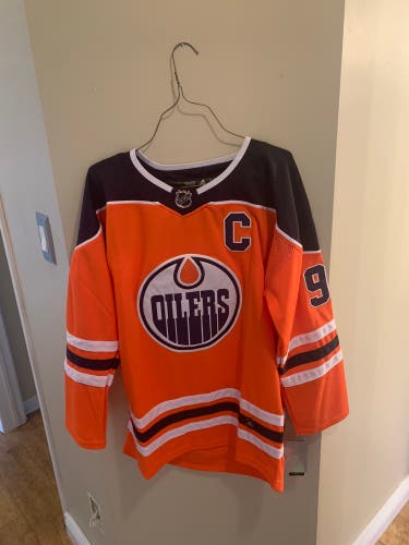 Orange Large Connor Mcdavid Jersey