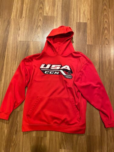 USA Hockey CCM Hoodie Adult Large