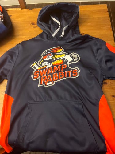 Blue Used Adult Small Champro Sweatshirt Swamp Rabbits